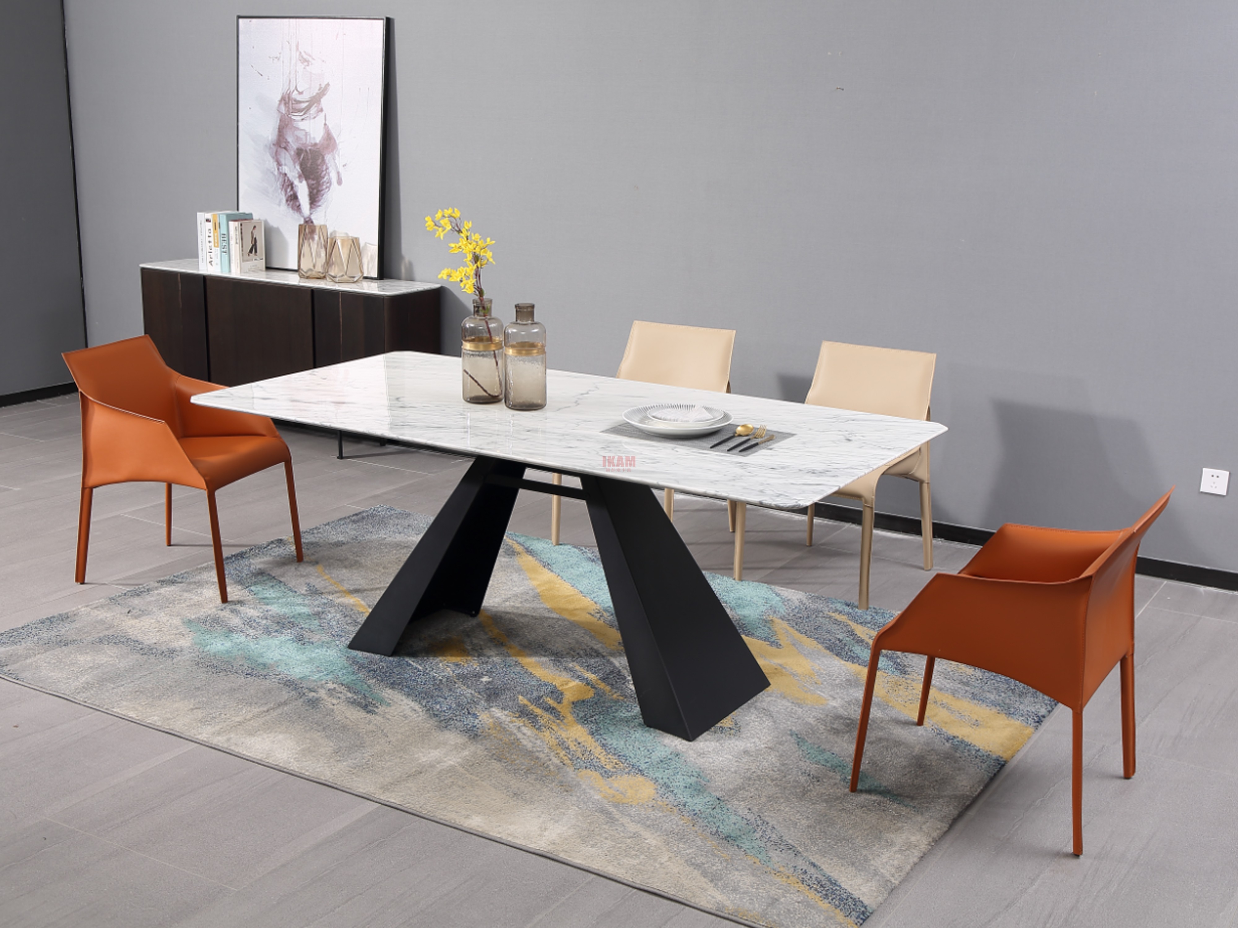 嘉彤意卡曼-- ZD847餐桌椅