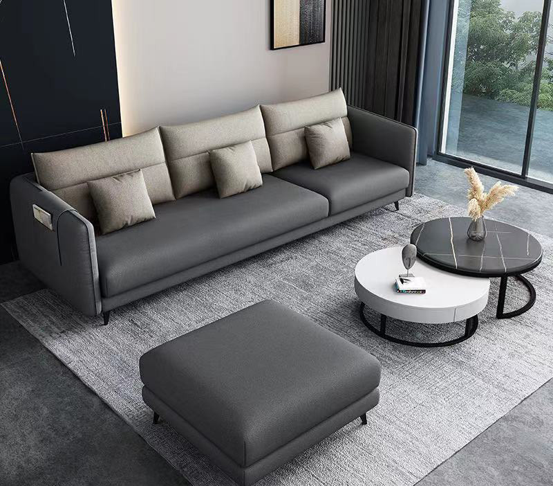 辦公室布藝沙發(fā)裝修工程案例