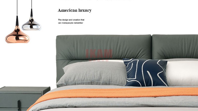 嘉彤意卡曼科技布軟床K5163A