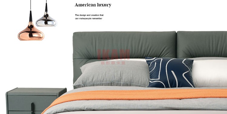 嘉彤意卡曼科技布軟床K5163A